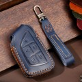 For Cadillac / CT5 / CT6 / XT6 C088 Car Key Leather Protective Case (Blue)
