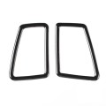 For BMW 3 Series E90 2005-2012 2pcs Car Instrument Air Outlet Frame Decorative Sticker, Left and Rig