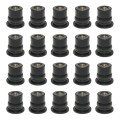 20 in 1 M6 Universal Motorcycle Windshield Brass Nuts