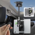 UBA-P1LB Car Flexible Tablet Suction Cup Clamp Holder with Extension Rod & Remote Control