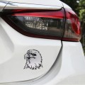 Car Owl Metal Stickers Personalized Aluminum Alloy Decorative Stickers, Size:8 x 7.5cm