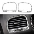 Car Left and Right Air Outlet Diamond Decoration Cover Sticker for Volkswagen Golf 6 2008-2012, Left