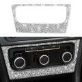 Car AC Panel Diamond Decoration Cover Sticker for Volkswagen Golf 6 2008-2012, Left and Right Drive