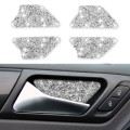 Car Door Bowl Diamond Decoration Cover Sticker for Volkswagen Golf 6 2008-2012, Left and Right Drive