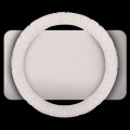 Round Style Car Universal Self Heating Plush Warm Anti-skid Steering Wheel Cover, Diameter: 38cm (Be