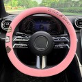 Round Style Car Universal Cartoon Pattern Plush Warm Anti-skid Steering Wheel Cover, Diameter: 38cm