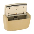 HT-0188 Car Air Outlet Ashtray Storage Box Auto Side Door Hanging Garbage Glove Box (Beige)