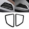 2pcs / Set Car Right Drive Dashboard Air Outlet Frame Decorative Sticker for BMW X5 E70 / X6 E71 200