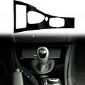 Car Left Drive Gear Panel Decorative Sticker for BMW M3 07-13 E92(Black)