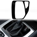 Car Right Drive Gear Panel Decorative Sticker for BMW X1 E84 2011-2015(Black)