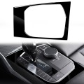 Car Left Drive Gear Panel Decorative Sticker for BMW Series 3 G20 G28 325Li 330d 335 2019-2020(Black