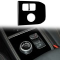 For Ford Mustang Mach E 2021 Car Gear Panel Decorative Sticker, Left and Right Drive Universal(Black