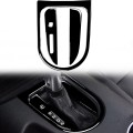 For Ford Mustang 2015-2020 Car Left Drive Gear Panel Frame Decorative Sticker Set(Black)