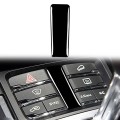 For Porsche Macan 2014-2021 Car Gear Button Decorative Sticker, Left and Right Drive Universal (Blac