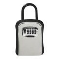 Car Password Lock Storage Box Security Box Hook Installation-free Safety Box(Grey)