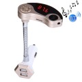 GT86 Dual USB Charger Car Bluetooth FM Transmitter Kit, Support LCD Display / TF Card Music Play / H
