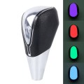 Colorful Car Breathing Racing Dash LED Magic Lamp Black Leather Gear Head Shift Knob, Size: 11.5 * 4