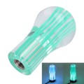 Crystal Double Light Car Breathing Racing Dash LED Magic Lamp Gear Head Shift Knob with Base, Size: