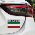 Shield Shape Metal Car Badge Decorative Sticker, Size: Small(Italy Flag 1)