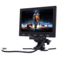 7.0 inch 800*480 Car Surveillance Cameras Monitor with Adjustable Angle Holder & Remote Control, Sup