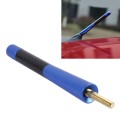 Carbon Fiber Aluminum Short Antenna Polished Universal Screws Base(Big Size)(Blue)