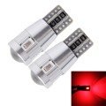 2 PCS T10 3W 6 SMD-5630 LEDs Error-Free Canbus Car Clearance Lights Lamp, DC 12V(Red Light)