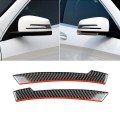 2 PCS Car Carbon Fiber Rearview Mirror Anti-collision Strip Protection Guards Trims Stickers for Mer