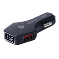 BEAUTY-CAR B-01 4.2A Dual USB Port Raid Car Charger Adapter with LED Display, Input Voltage/Output V