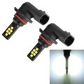 2 PCS 9005 DC9-16V / 3.5W / 6000K / 320LM Car Auto Fog Light 12LEDs SMD-ZH3030 Lamps, with Constant