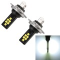 2 PCS H7 DC9-16V / 3.5W / 6000K / 320LM Car Auto Fog Light 12LEDs SMD-ZH3030 Lamps, with Constant Cu