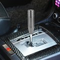 Universal Long Strip Shape Car Gear Shift Knob Modified Shifter Lever Knob, Length: 13cm(Silver Grey