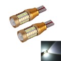 2 PCS  T15-4014-32SMD + 1CREE  5W 650LM White Light LED Decode Car Clearance Lamp, DC12VGold
