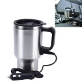 Stainless Steel Electric Smart Mug 12V Car Electric Kettle Heated Mug Car Coffee Cup With Charger Ci