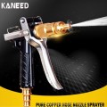 KANEED High Pressure Pure Copper Hose Nozzle Sprayer for Car Washing Garden/Lawn Watering Room/Deck/