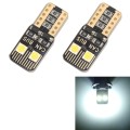 2 PCS T10 / W5W / 168 / 194 DC12V / 1.6W / 6000K / 130LM 4LEDs SMD-3030 Car Clearance Light, with De