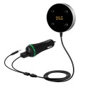 JRFC02 Multifunctional Car Bluetooth FM Receiver + Transmitter with Remote Controller, Support Hands