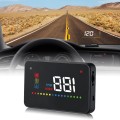 A200 OBD2 3.5 inch Vehicle-mounted Head Up Display Security System, Support Car Speed / Engine Revol