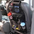 Auto Car Seat Back Organizer Car Seat Hanging Bag Storage for Drinks Cups Phones and Other Items (Bl