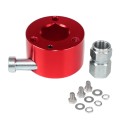 Universal Aluminum Car Steering Wheel Quick Release Disconnect Hub 3/4 inch Shaft Size(Red)