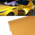 Protective Decoration Car 3D Carbon Fiber PVC Sticker, Size: 152cm(L) x 50cm(W)(Gold)