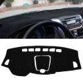 Car Light Instrument Panel Sunscreen Dark Mats Cover for Venucia B50 / R50(Black)