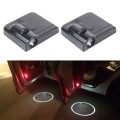 2 PCS LED Ghost Shadow Light Car Door LED Laser Welcome Decorative Lights Display Logo for Smart Car