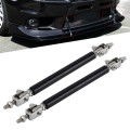 2 PCS Car Modification Large Surrounded By The Rod Telescopic Lever Front and Rear Bars Fixed Front