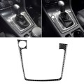 Car Carbon Fiber Gear Position Panel Frame Decorative Sticker for Volkswagen Golf 7 2013-2017, with