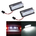 2 PCS LED License Plate Light 18-SMD Bulbs Lamps for Nissan/Teana 03 / Tada 03-08 /Sylphy 2008 /Sunn