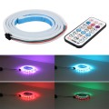 1.2m Car Auto Waterproof Universal Rear Colorful Flowing Light Tail Box Lights with RF Wireless Remo