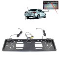 PZ600-L Europe Car License Plate Frame Rear View Camera Visual Rear View Parking System with 2 Rever