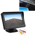 PZ601-C TFT LCD 2 Video Input 4.3 Inch Parking Monitor 2 in 1 with 648*488 Pixels Rear View Camera G