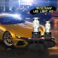 2 PCS H13 IP65 Waterproof White Light 12 CSP LED Car Headlight Bulb,  9-36V / 18W, 6000K / 2000LM