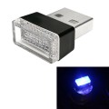 Universal PC Car USB LED Atmosphere Lights Emergency Lighting Decorative Lamp(Blue Light)